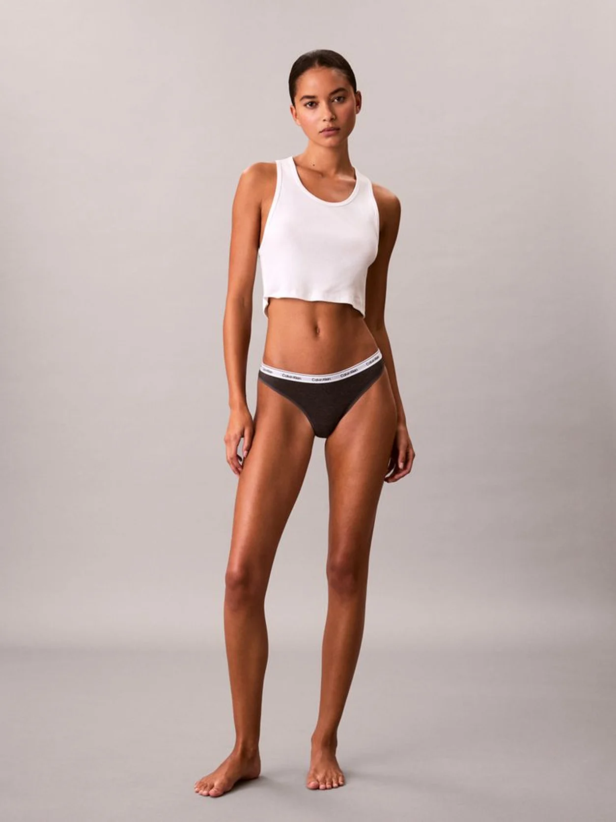 CHARCOAL GREY/ADRENILINE RUSH/SUBDU طقم ملابس داخلية ثونج من تشكيلة مودرن لوجو، 3 قطع