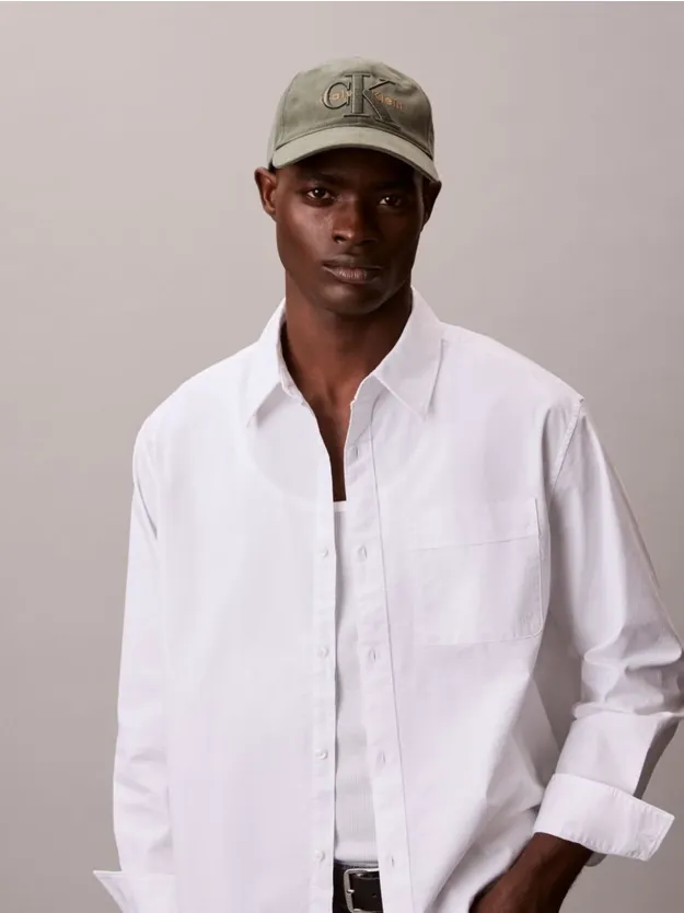 Thyme Layered Monogram Logo Graphic Baseball Cap