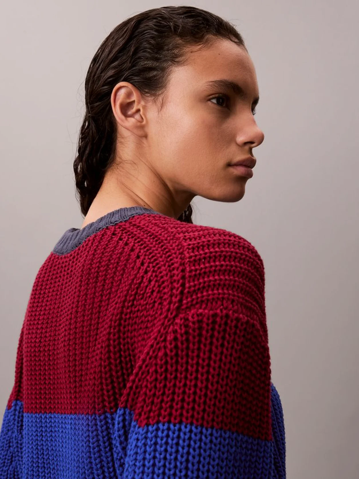 Inkwell Combo Chunky Stripe Relaxed Sweater